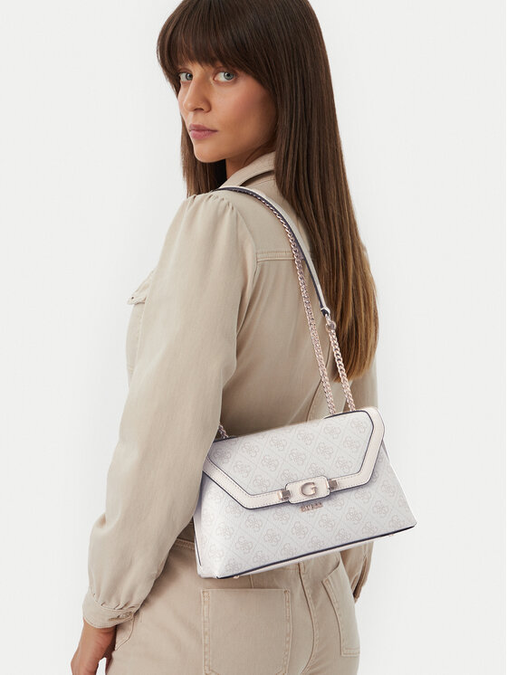 Guess Torebka Lindsey HWSG97 49210 Kremowy