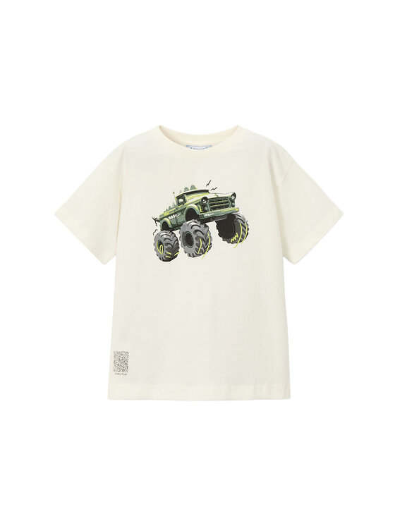 Mayoral T-Shirt 3069 Biały Regular Fit