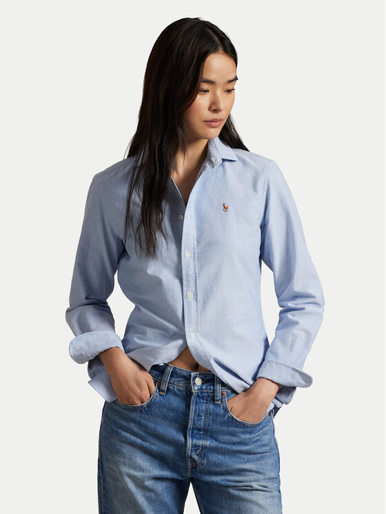 Polo Ralph Lauren Koszula 211891377001 Niebieski Regular Fit