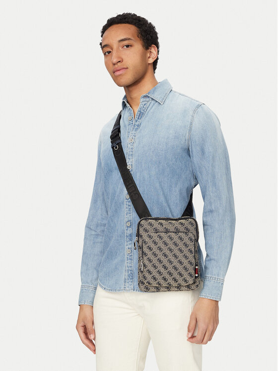 Guess Saszetka HMBOII P6223 Beżowy ciemny