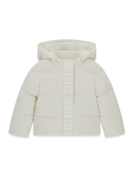 Guess Kurtka zimowa K6BL08 W3973 Kremowy Regular Fit