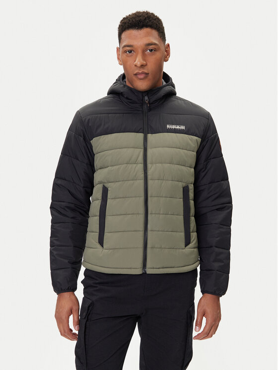 Napapijri Kurtka zimowa A-Gesar H NP0A88U3 Zielony Regular Fit