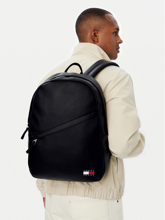 Tommy Jeans Plecak Tjm Daily Pu Backpack AM0AM14620 Czarny