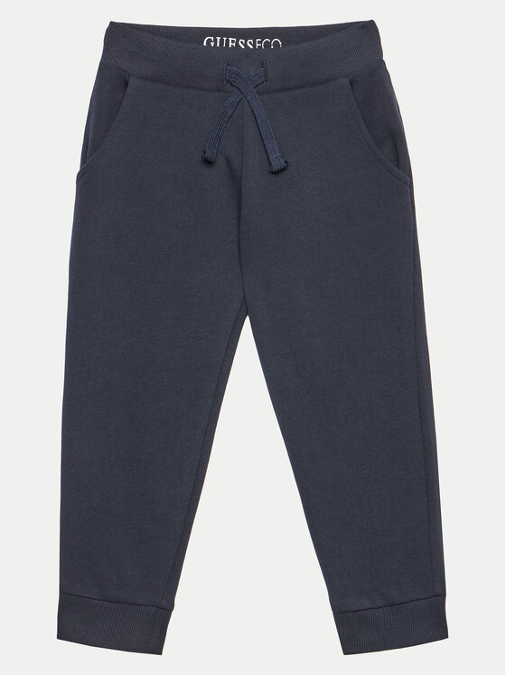 Guess Spodnie dresowe N93Q17 KAUG0 Granatowy Relaxed Fit