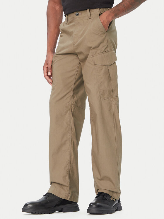 G-STAR Spodnie materiałowe Holt D29512-D387 Khaki Regular Fit