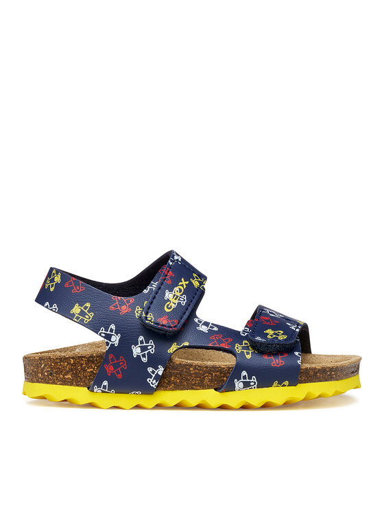 Geox Sandały B Sandal Chalki Boy B552QB 00004 C4002 M Granatowy