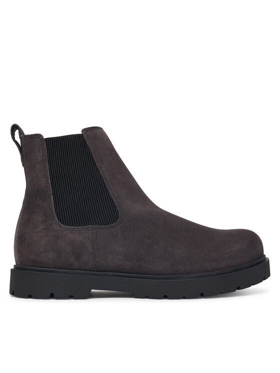 Birkenstock Sztyblety Highwood Slip On 1033157 Szary ciemny