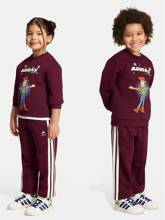 adidas Spodnie dresowe Pixar Toy Story KG6131 Bordowy Regular Fit