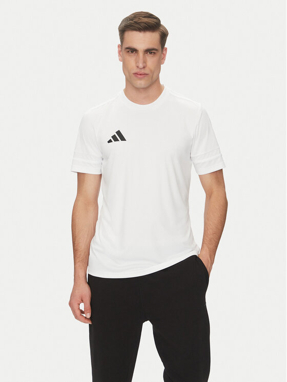 adidas Koszulka techniczna Squadra 25 Jersey JG5834 Biały Slim Fit