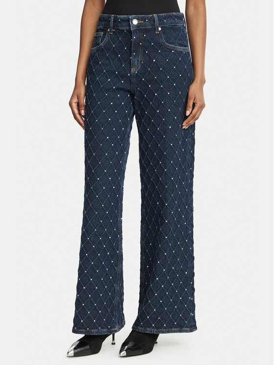 Liu Jo Jeansy UF6173 D0374 Niebieski Straight Fit