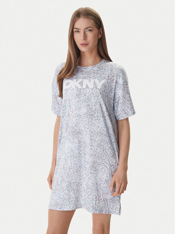 DKNY Koszula nocna YI30093 Niebieski Regular Fit