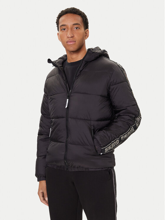 Guess Kurtka zimowa Z5BL17 WO06I Czarny Regular Fit