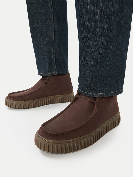 Clarks Półbuty Torhill Hi 26327242 Brązowy