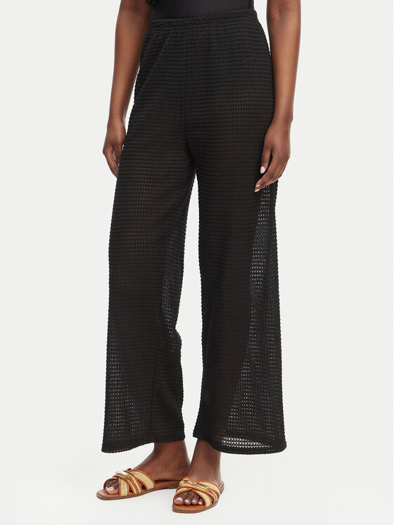 Ysabel Mora Spodnie materiałowe 86269 Czarny Loose Fit