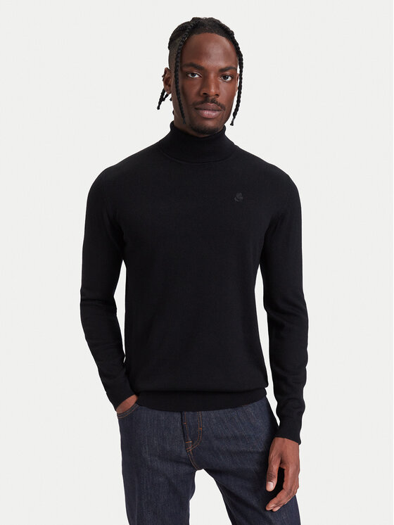 KARL LAGERFELD Golf 655058 564399 Czarny Regular Fit