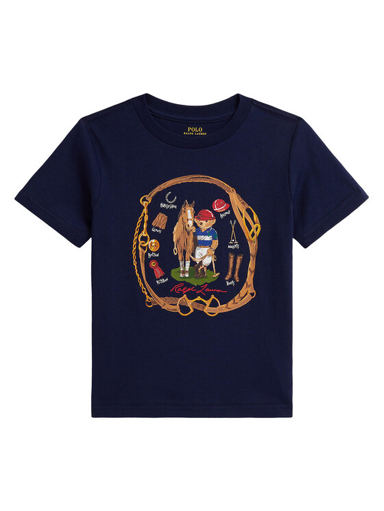 Polo Ralph Lauren T-Shirt 322A96608001 Granatowy Regular Fit