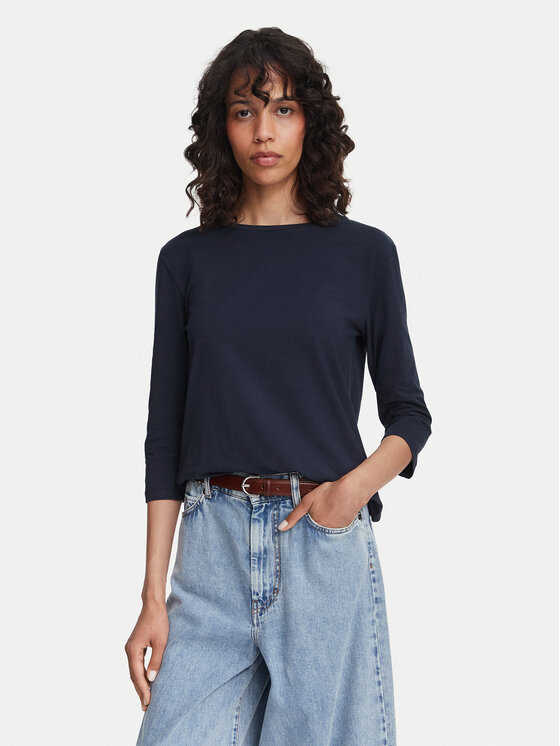 Weekend Max Mara Bluzka Multia 2625946021 Granatowy Regular Fit