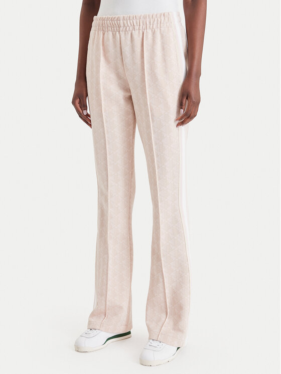 Lacoste Spodnie dresowe XF9313 Różowy jasny Regular Fit