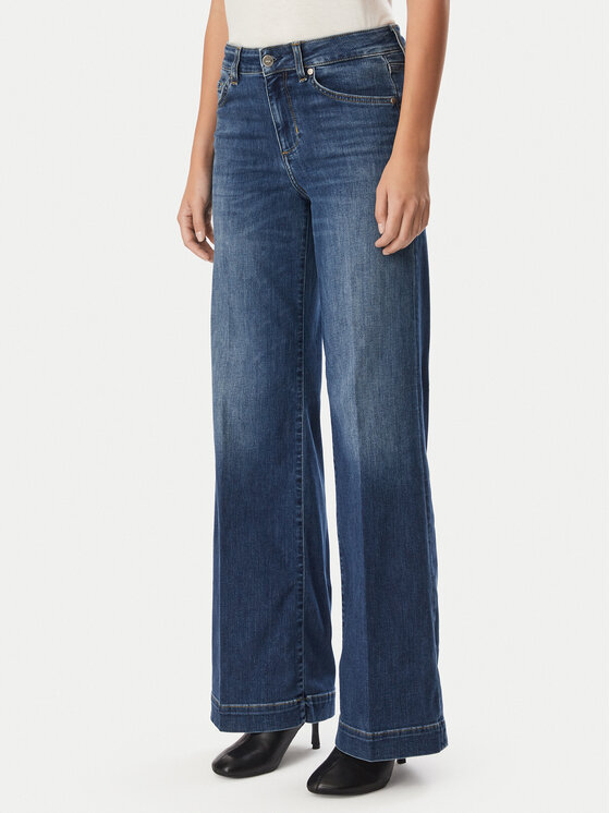 Liu Jo Jeansy UF6068 DS081 Niebieski Wide Leg