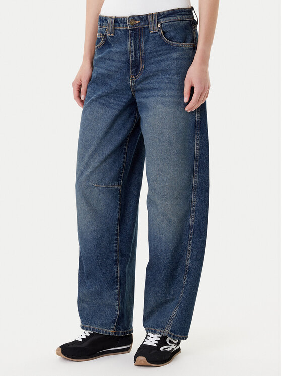 Guess Jeans Jeansy W5BA2X D5M4E Granatowy Regular Fit