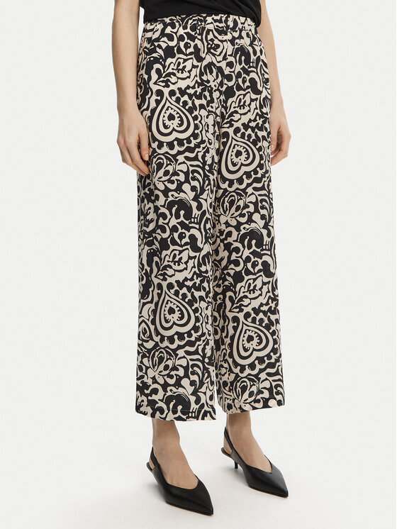 Weekend Max Mara Spodnie materiałowe Reed 2515131082 Czarny Regular Fit