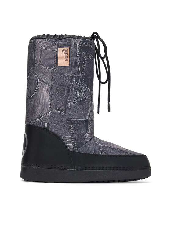 LOVE MOSCHINO Śniegowce JA24332G0PISS000 Czarny