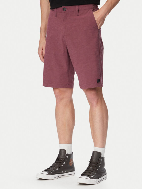 Billabong Szorty materiałowe Crossfire ABYWS00188 Bordowy Regular Fit