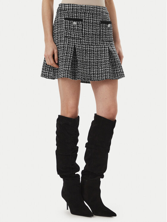 Guess Spódnica mini W6BD33W4319 Czarny Regular Fit