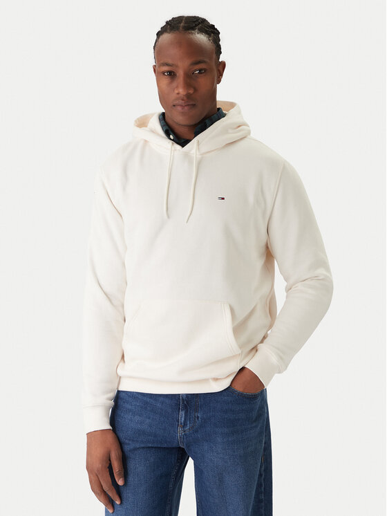 Tommy Jeans Bluza DM0DM20742 Écru Regular Fit
