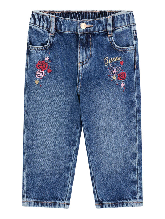 Guess Jeansy K6YA06 D1156 Niebieski Regular Fit