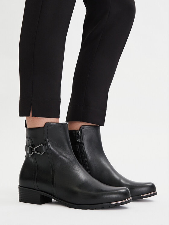 Caprice Botki 9-25403-45 Czarny