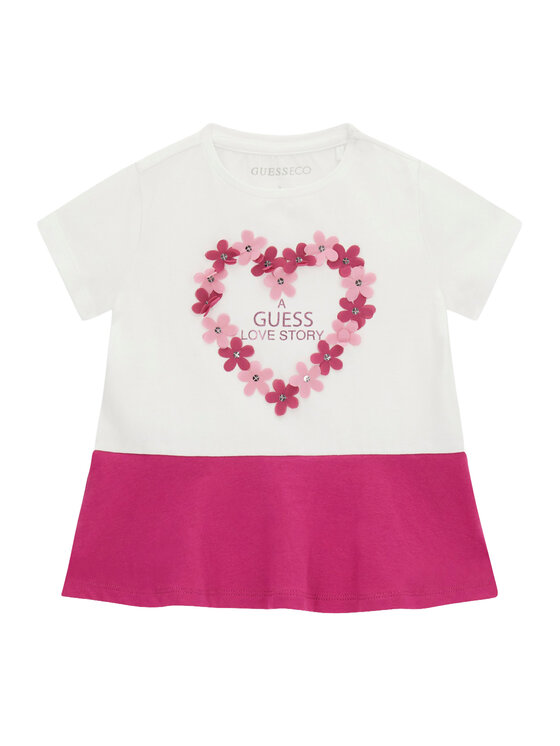 Guess T-Shirt K6GI20 K6YW4 Biały Regular Fit