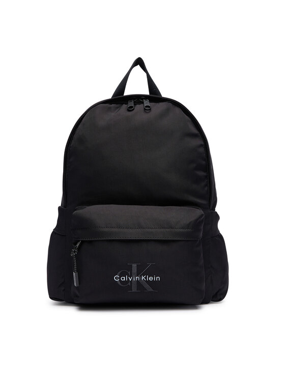 Calvin Klein Jeans Plecak Solid Monologo Backpack IU0IU00731 Czarny