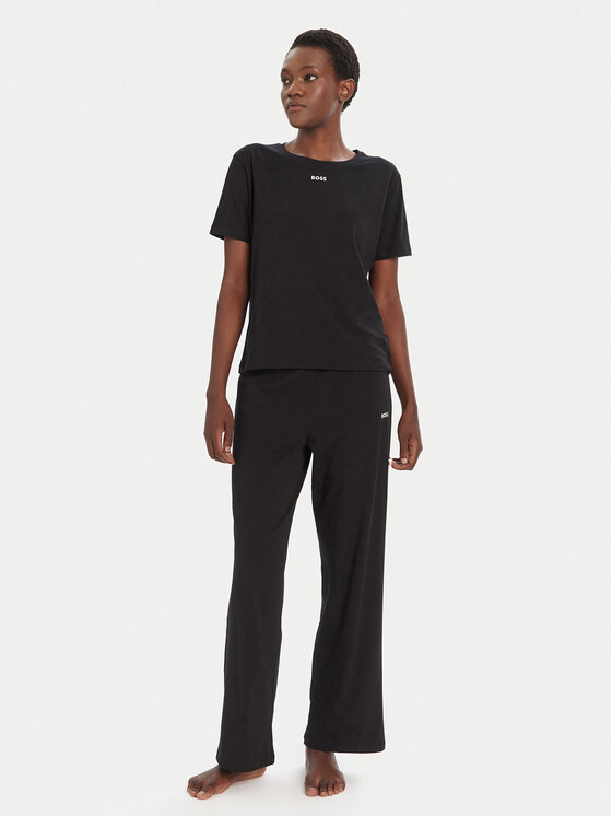 BOSS Piżama 50545568 Czarny Regular Fit