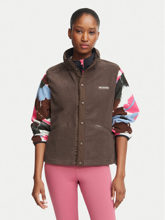 Columbia Bezrękawnik Helvetia™ 2173641 Brązowy Regular Fit
