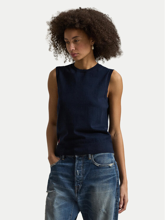 Polo Ralph Lauren Top 211972111500 Granatowy Regular Fit