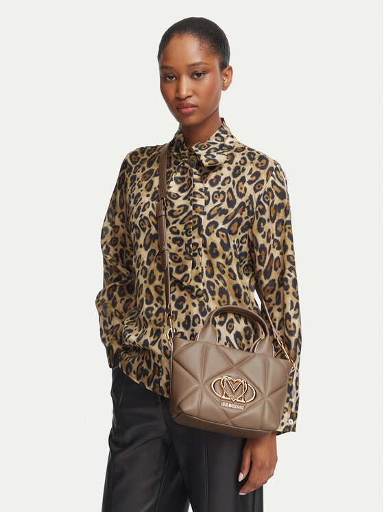 LOVE MOSCHINO Torebka JC4255PP0PLC0105 Beżowy ciemny