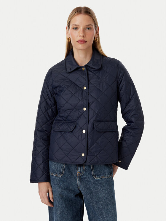 Tommy Hilfiger Kurtka przejściowa WW0WW50936 Granatowy Slim Fit