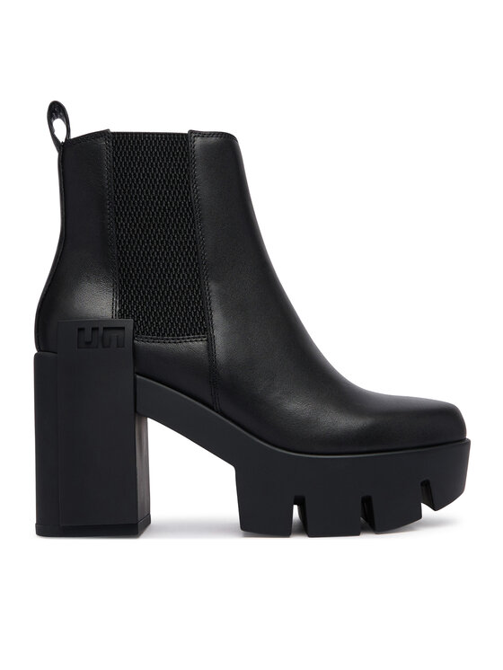 United Nude Botki Grip Chelsea Mid V 110330116 Czarny