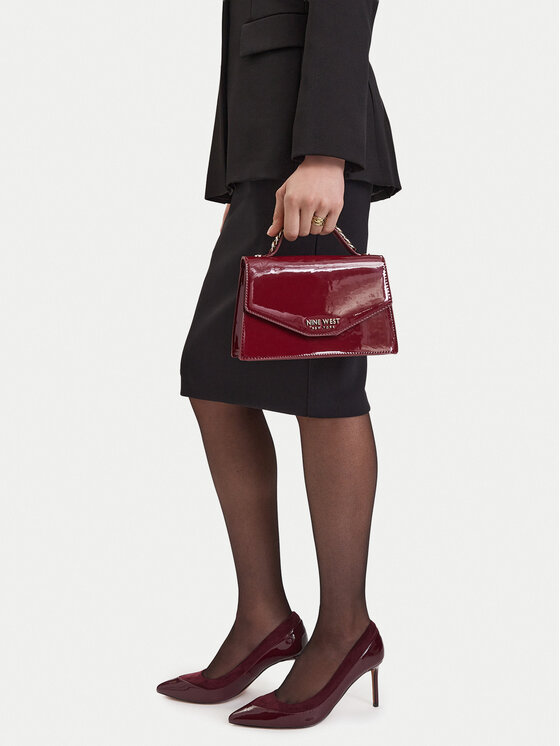 Nine West Torebka CEO-LUSTED ROAD-LH22260 Bordowy