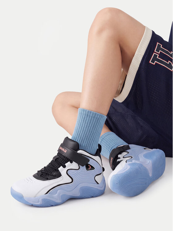 SHAQ Buty do koszykówki EO-DEVASTATOR 3.0 AQ95078Y-WLZ Niebieski jasny