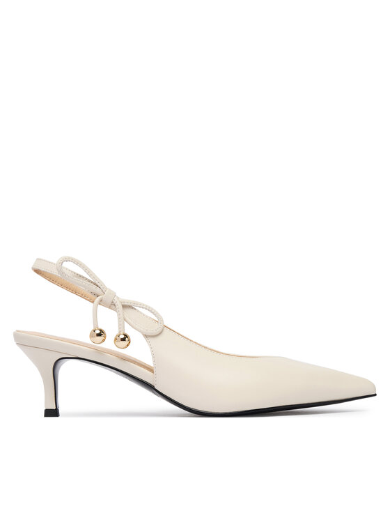 Furla Czółenka Poppy Slingback YM24FPO X30000 CN 1704S Kremowy