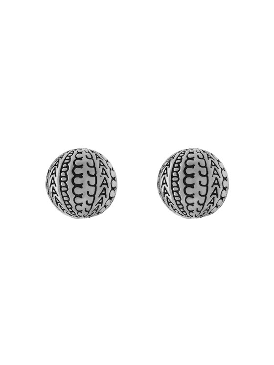 Marc Jacobs Kolczyki The Monogram Stud 2S4JER001J53 Srebrny
