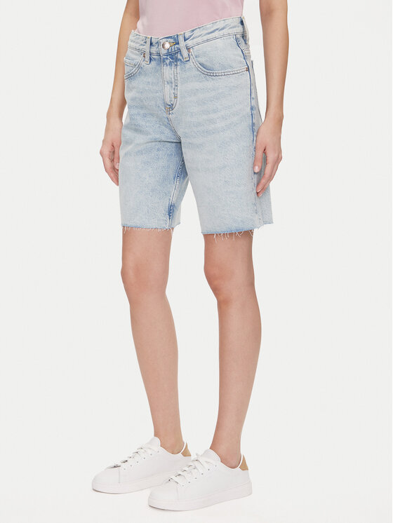 Lee Szorty jeansowe Rider 112363533 Niebieski Loose Fit