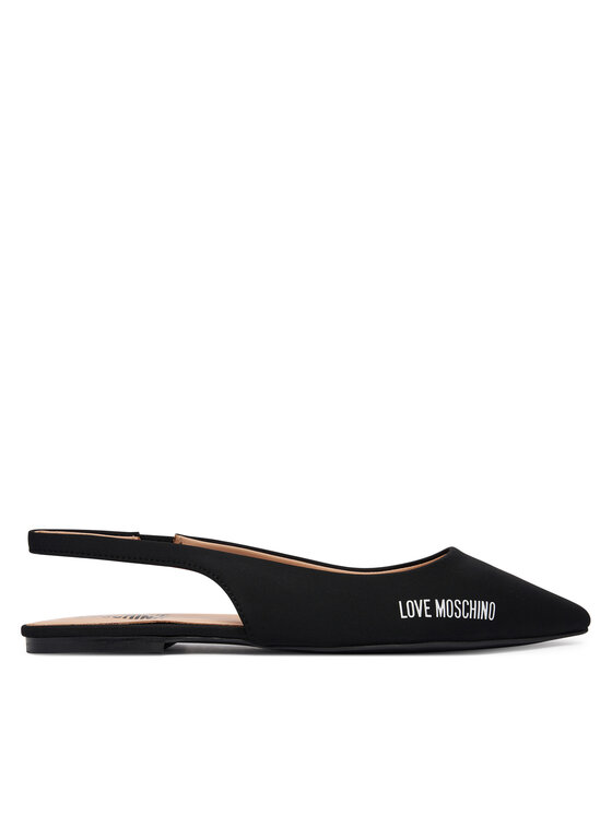 LOVE MOSCHINO Baleriny JA11021G1OIM0000 Czarny