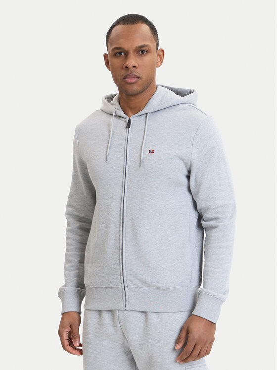Napapijri Bluza Balis NP0A4HHV Szary Regular Fit