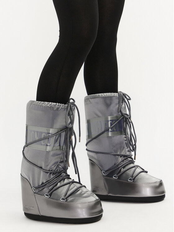 Moon Boot Śniegowce 80D1401680 Srebrny