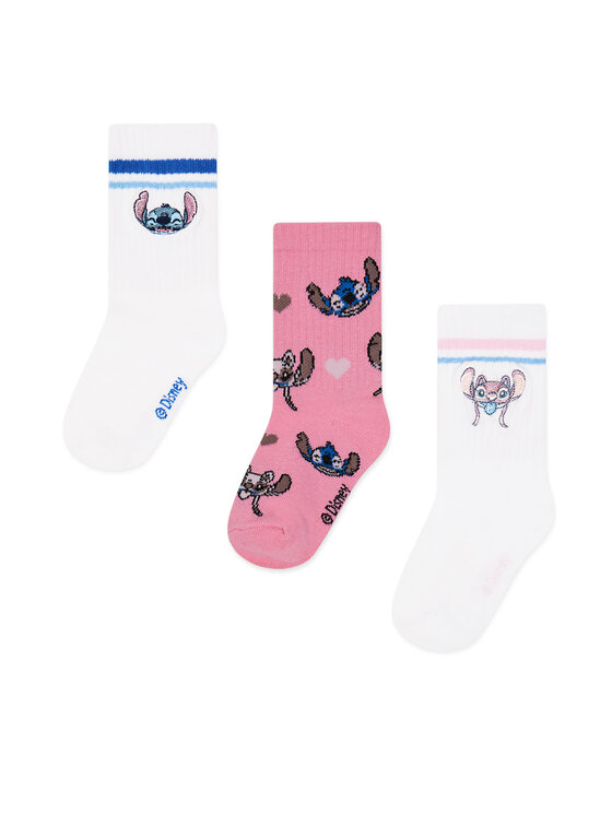 Disney Classics Skarpety długie ACCCS-SS26-102DCLS(3-PACK) Biały