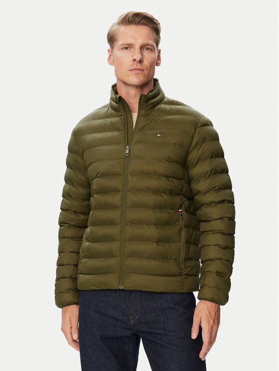 Tommy Hilfiger Kurtka przejściowa MW0MW37634 Khaki Regular Fit