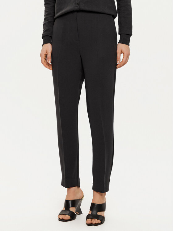 Tommy Hilfiger Chinosy WW0WW45450 Czarny Slim Fit